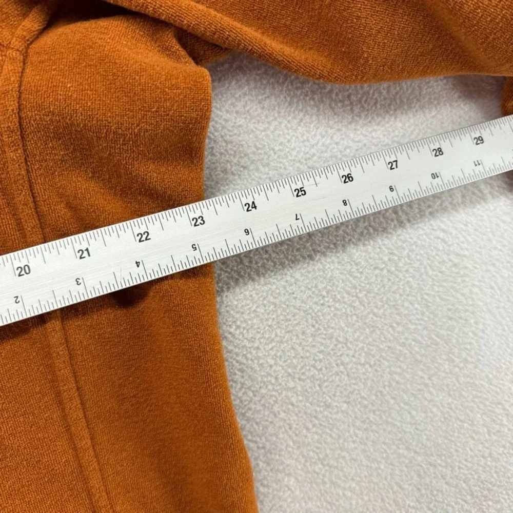 Arcteryx Polartec Fleece Men's Large Orange 1/4 Quarter Zip Pullover Gorp Logo